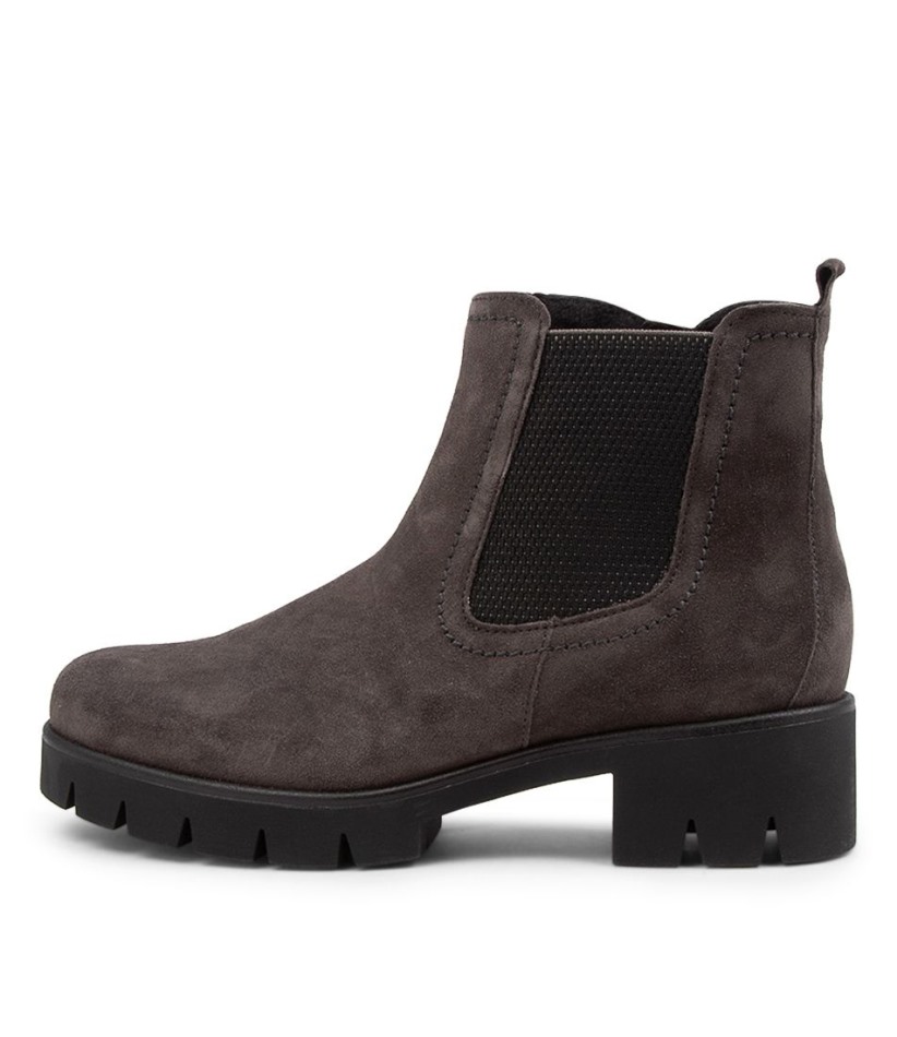 Gabour | Bottines Exclusives En Daim Gluck Pepper